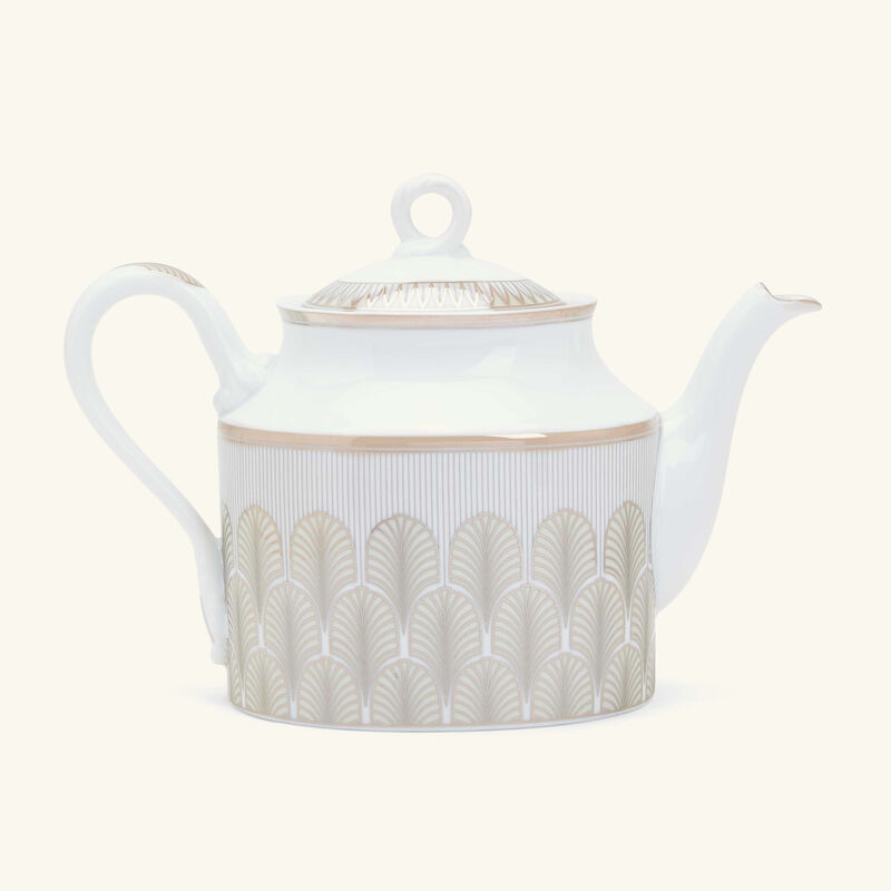 جينوري 1735 إبريق الشاي ماجنيفيكو باللون الذهبي