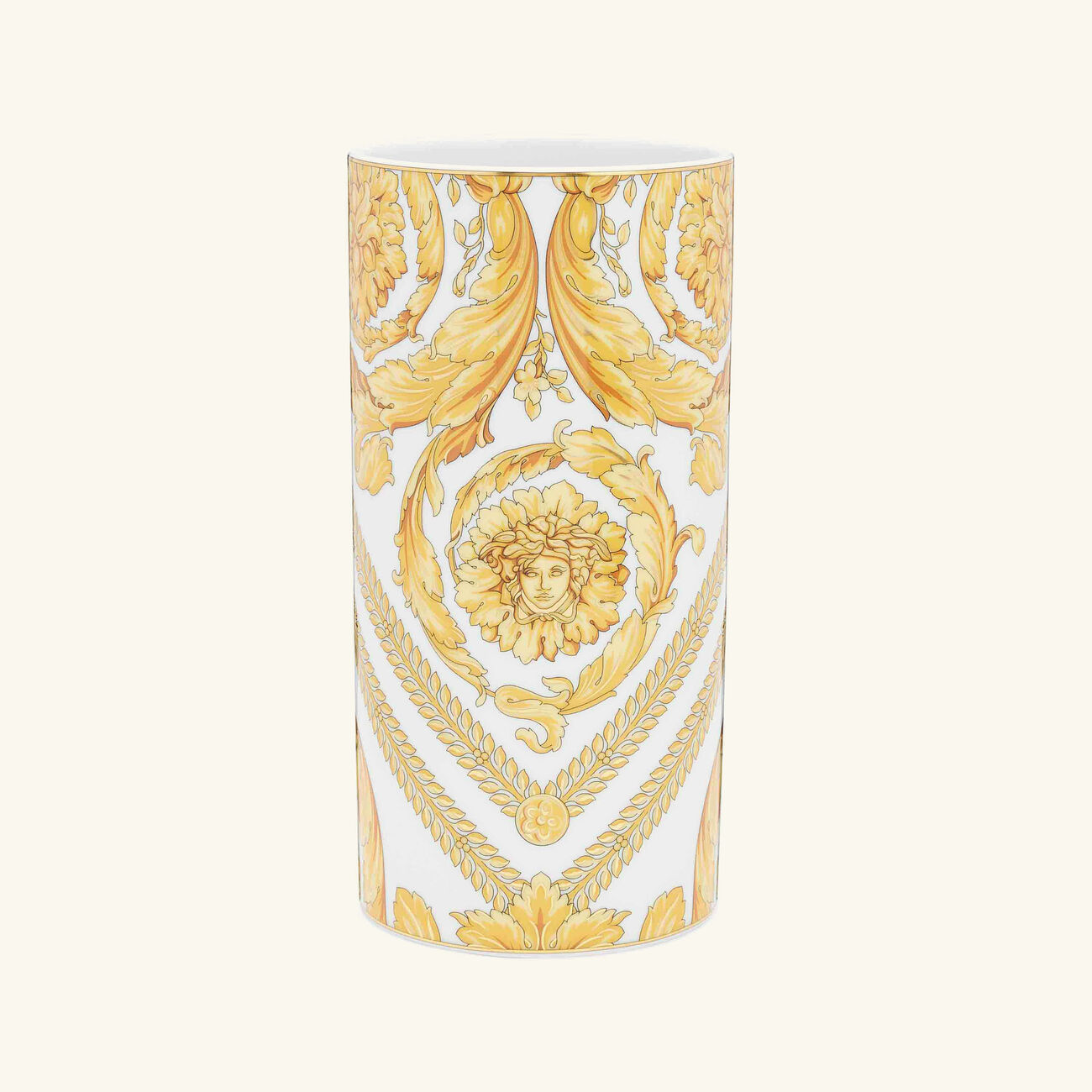 Medusa Rhapsody Vase Small White versace medusa rhapsody vase small white