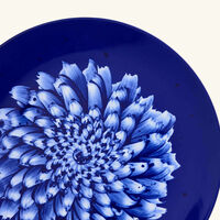 bernardaud in bloom service plate round blue 31cm