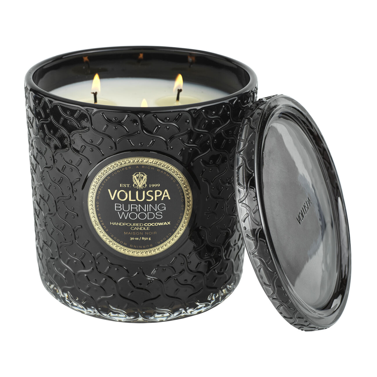 Burning Woods Luxe Candle voluspa burning woods luxe candle