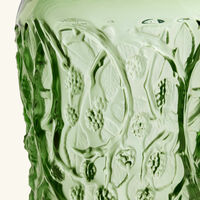 lalique mures vase large green limited edition