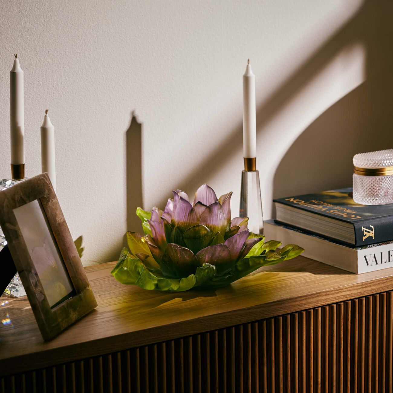 daum jardin de lotus centerpiece