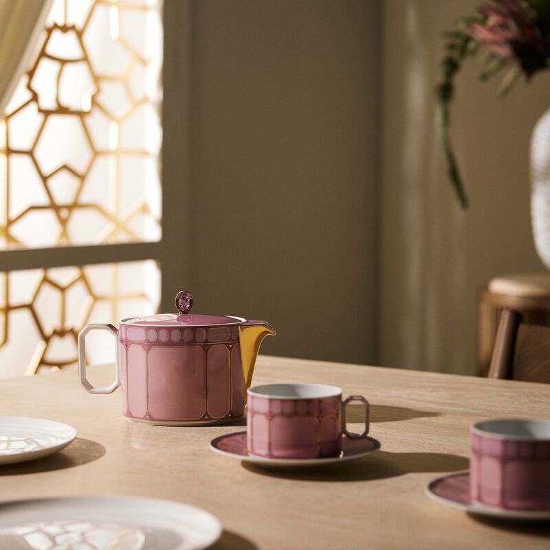 rosenthal signum rose tea set pink 5 pieces