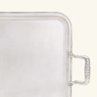 Malmaison Serving Tray Rectangular Large Silver Plated christofle malmaison serving tray rectangular large silver plated