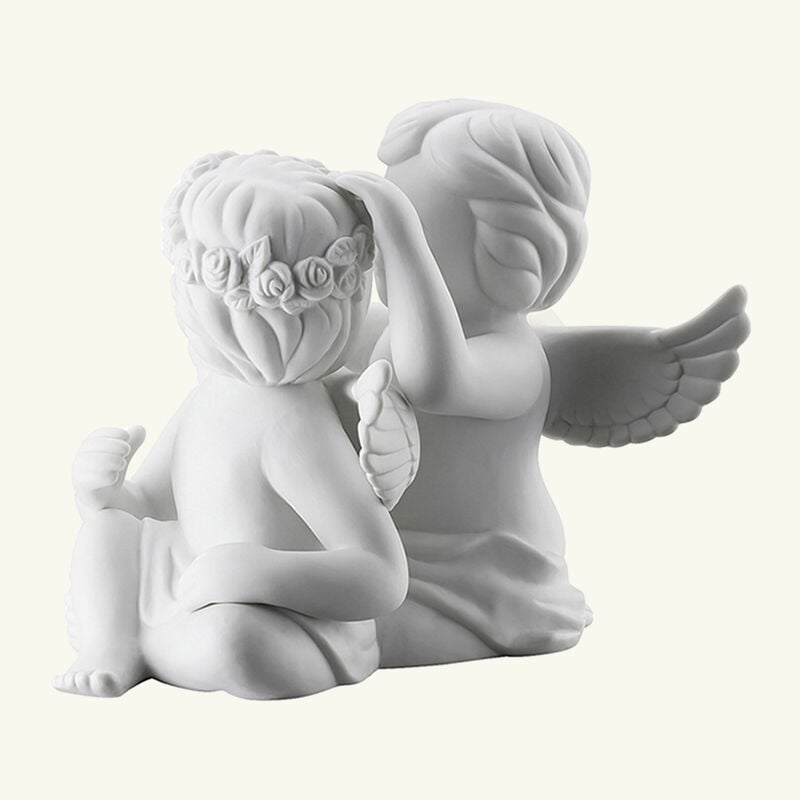 rosenthal weiss matt angel figurine mini white