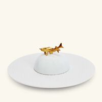 Ecume Serving Platter Round White 18cm bernardaud ecume serving platter round white 18cm