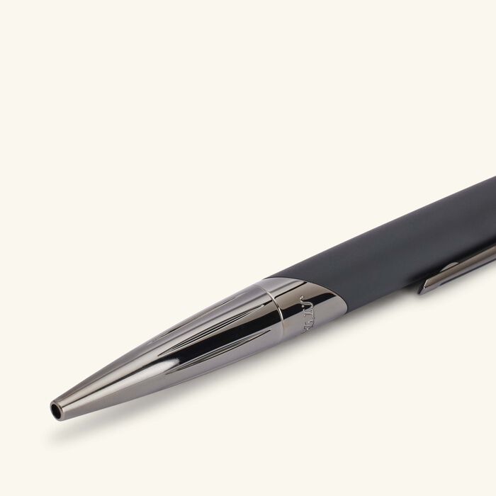 st dupont defi millennium ballpoint pen grey
