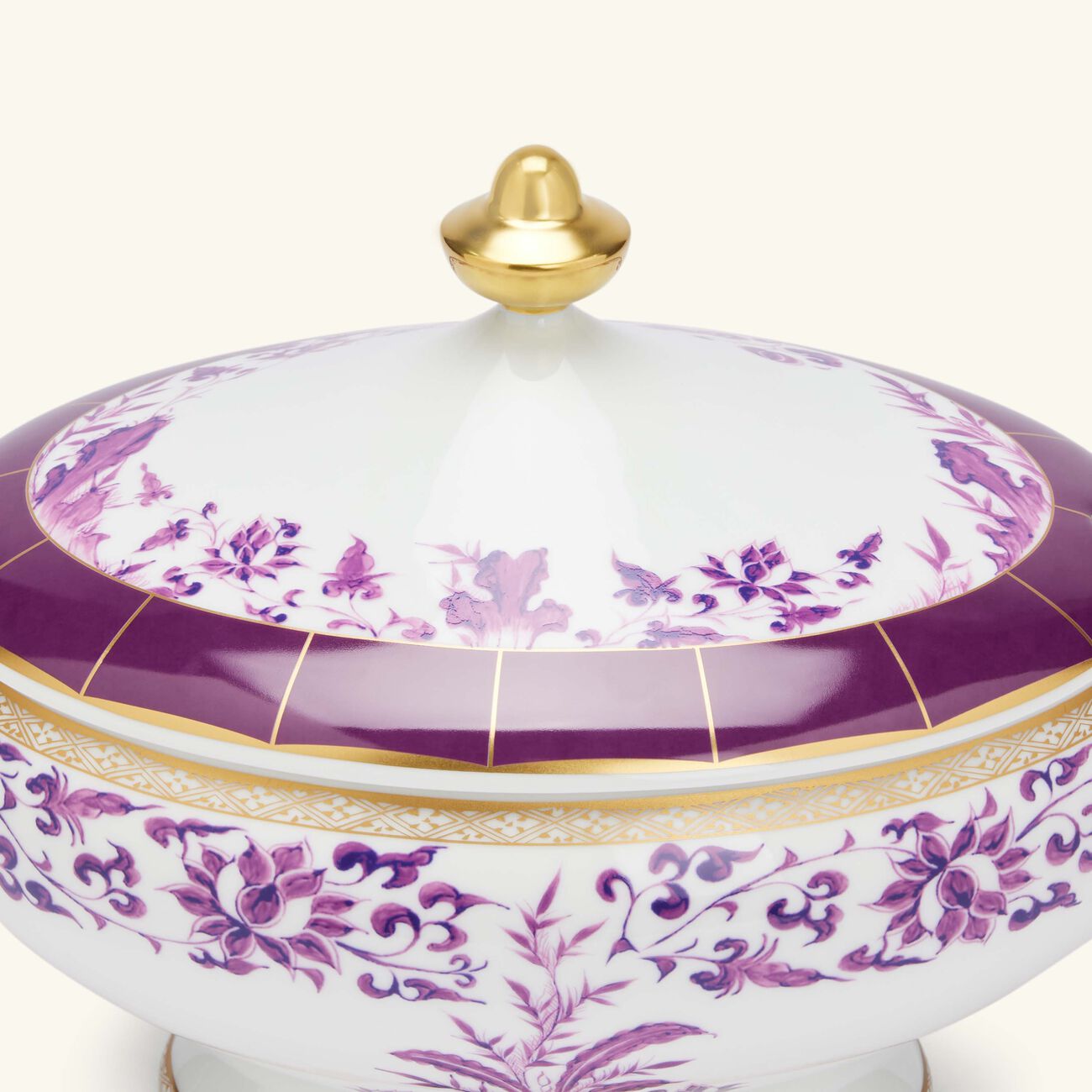 Prunus Soup Tureen Purple bernardaud prunus soup tureen purple