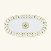 bernardaud constance dessert plate round green 19cm