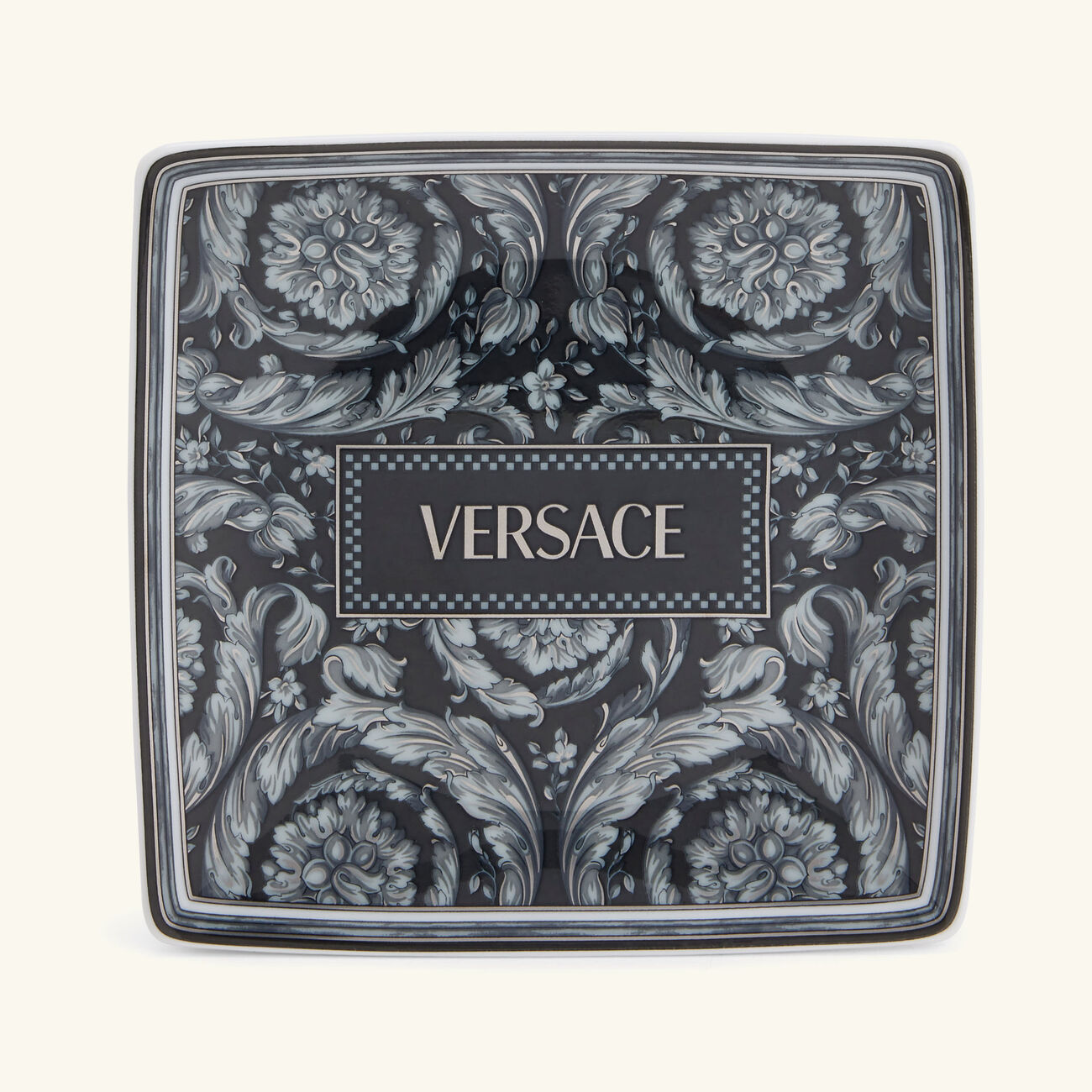 Barocco Trinket Tray Square Mini versace barocco trinket tray square mini