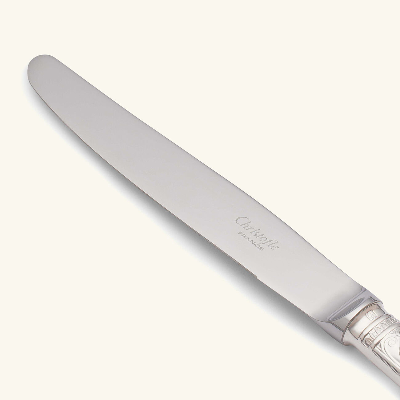 christofle malmaison dinner knife silver plated
