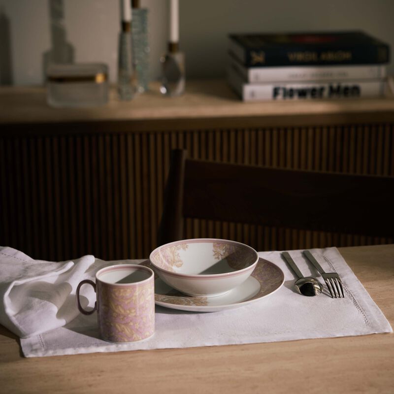 versace barocco rose children dinnerware gift set