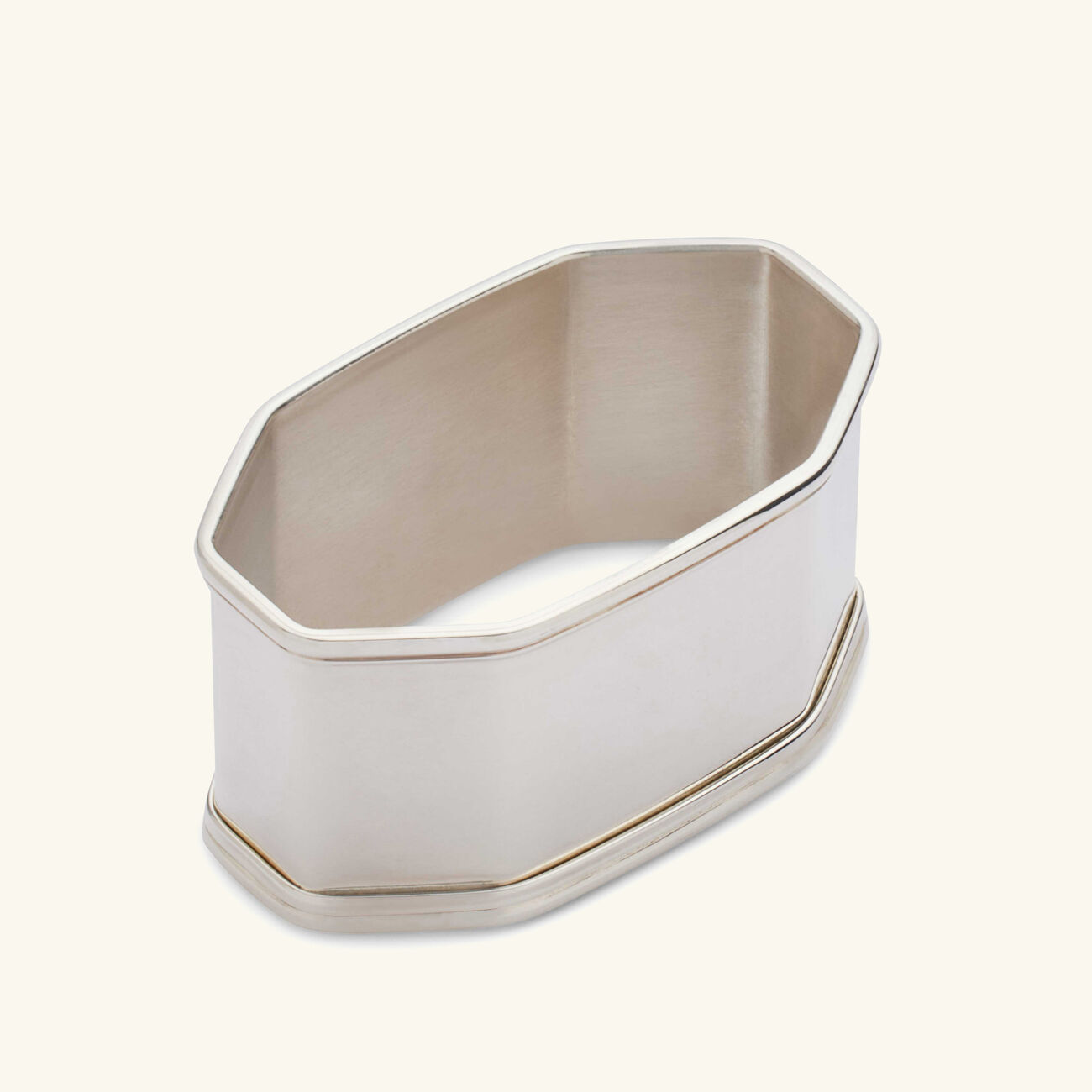 كريستوفل حلقة المناديل آن باللون الفضي