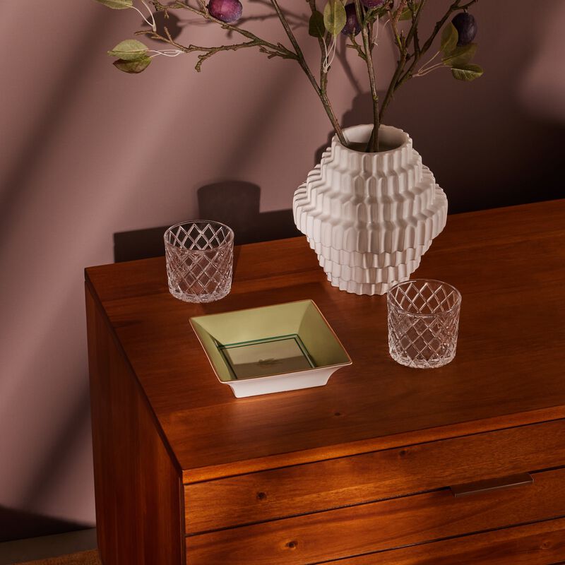 إيترو صينية بيجاسو للمقتنيات الصغيرة مربعة صغيرة خضراء