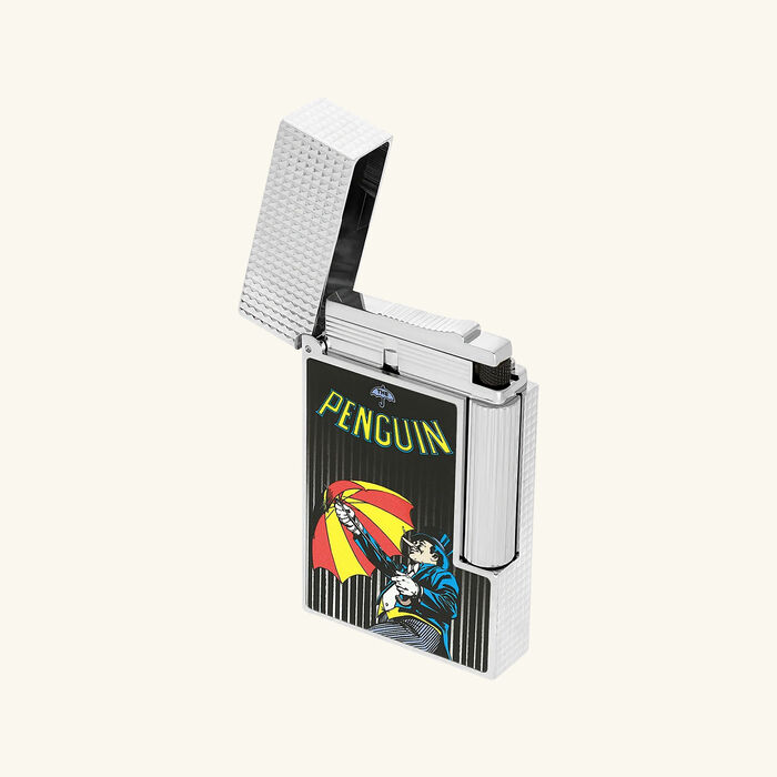 DC Comics Penguin Ligne 2 Cling Lighter Silver 5cm st dupont dc comics penguin ligne 2 cling lighter silver 5cm