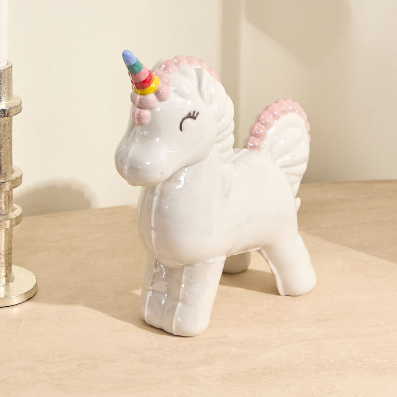 lladro unicorn sculpture small white