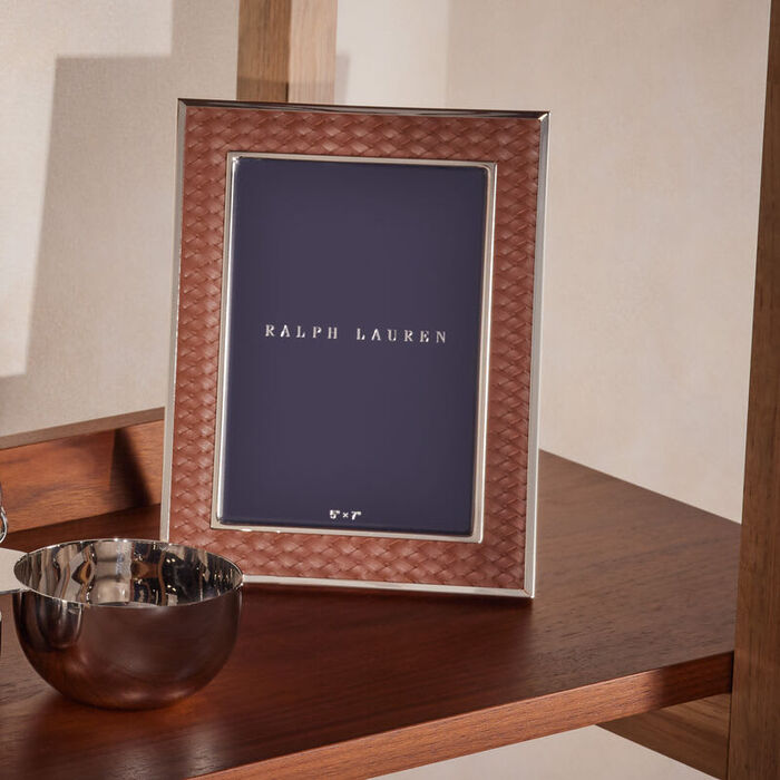 ralph lauren home brockton picture frame brown 17x22cm
