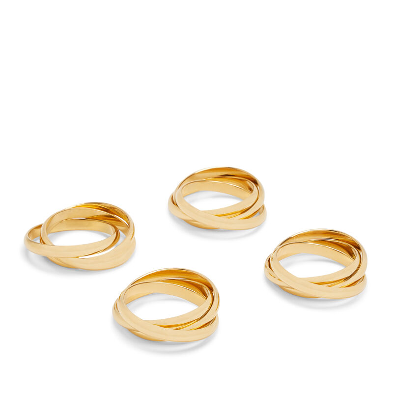 Set of 4 Napkin Rings, large