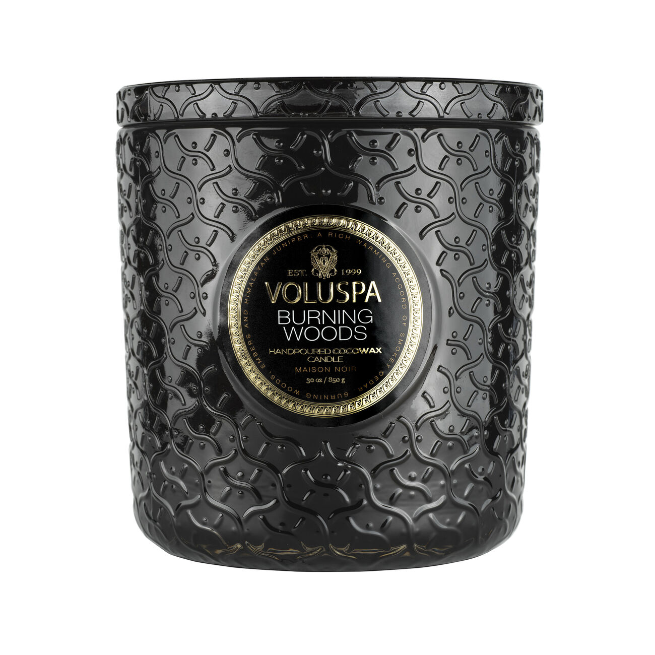 Burning Woods Luxe Candle voluspa burning woods luxe candle