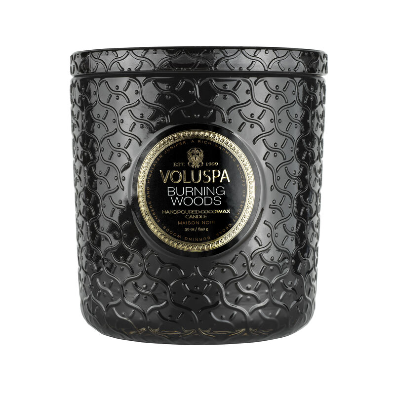 Burning Woods Luxe Candle voluspa burning woods luxe candle