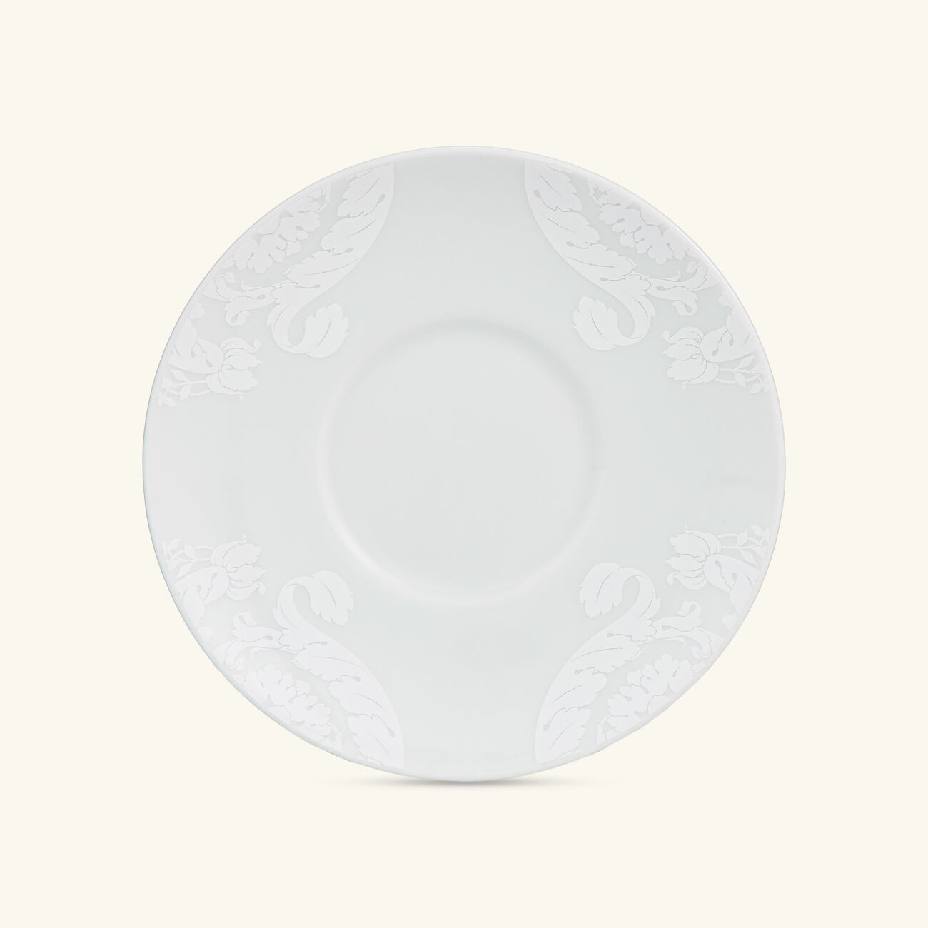 Barocco'92 Bianco Coffee Cup & Saucer White versace barocco 92 bianco coffee cup saucer white