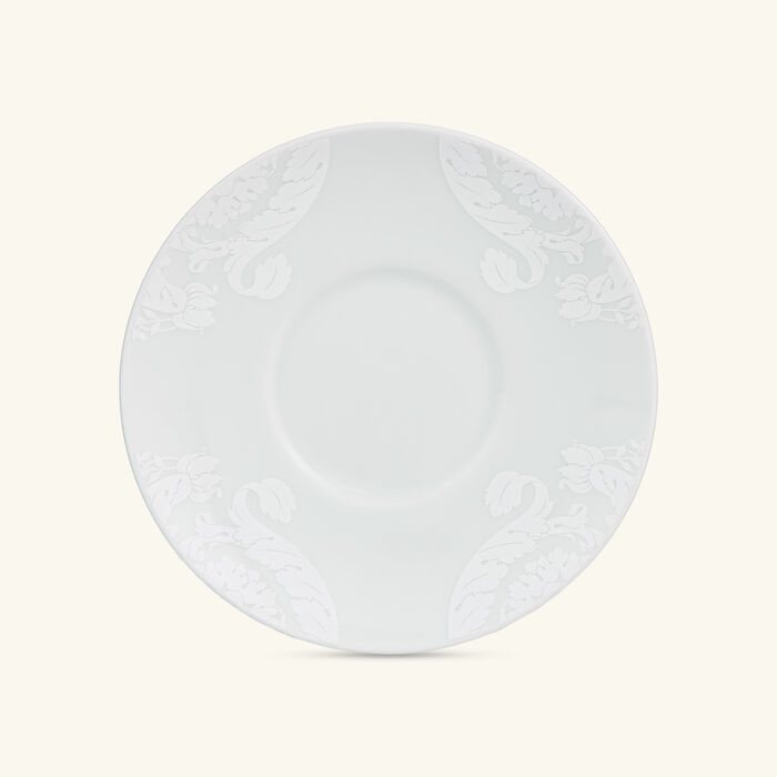 Barocco'92 Bianco Coffee Cup & Saucer White versace barocco 92 bianco coffee cup saucer white