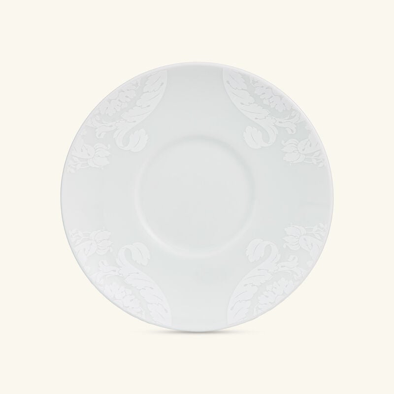 Barocco'92 Bianco Coffee Cup & Saucer White versace barocco 92 bianco coffee cup saucer white