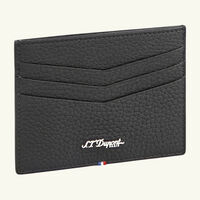 Neo Capsule Card Holder Black st dupont neo capsule card holder black