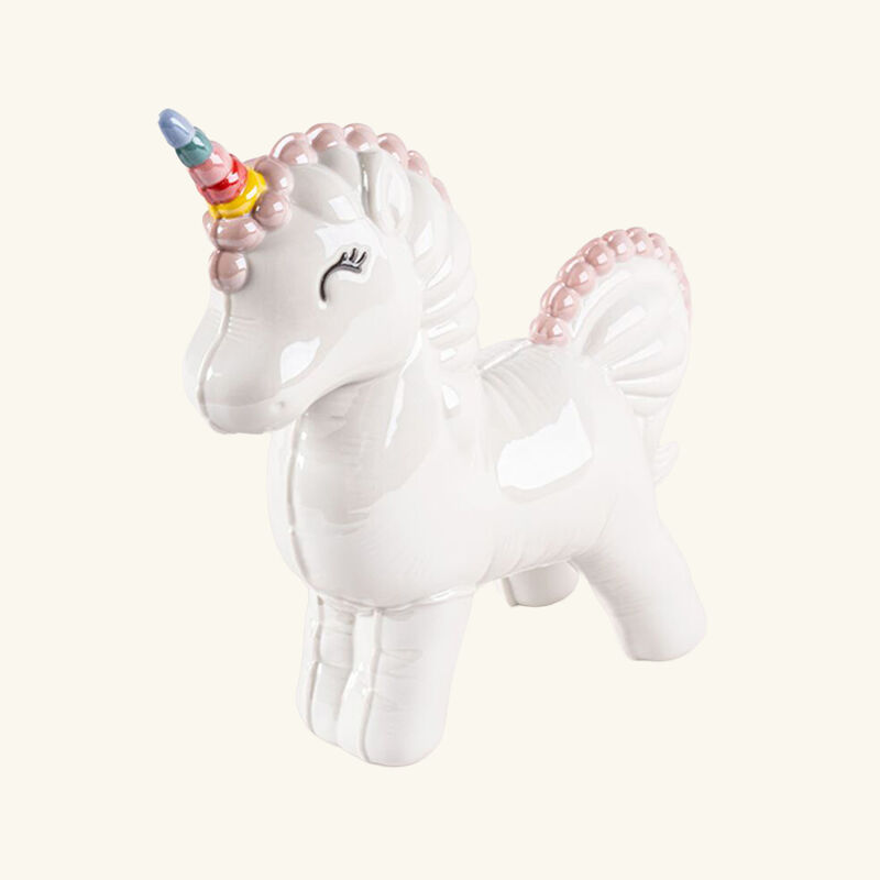 lladro unicorn sculpture small white
