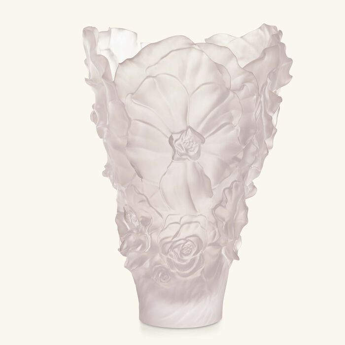 Camellia Vase Large White daum camellia vase large white
