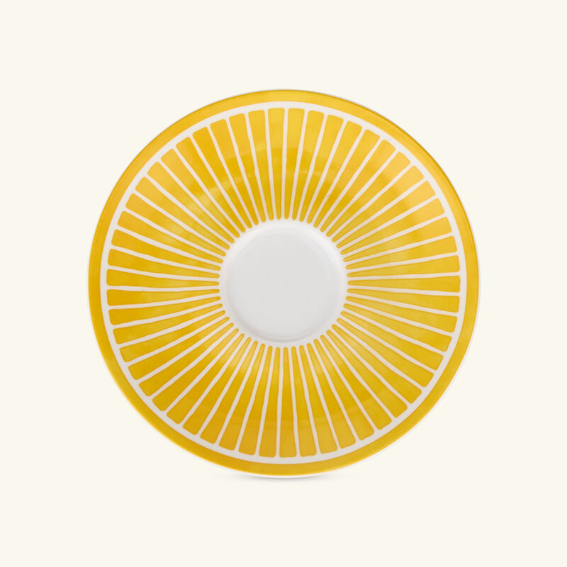 christofle malmaison riviera espresso cup   saucer yellow
