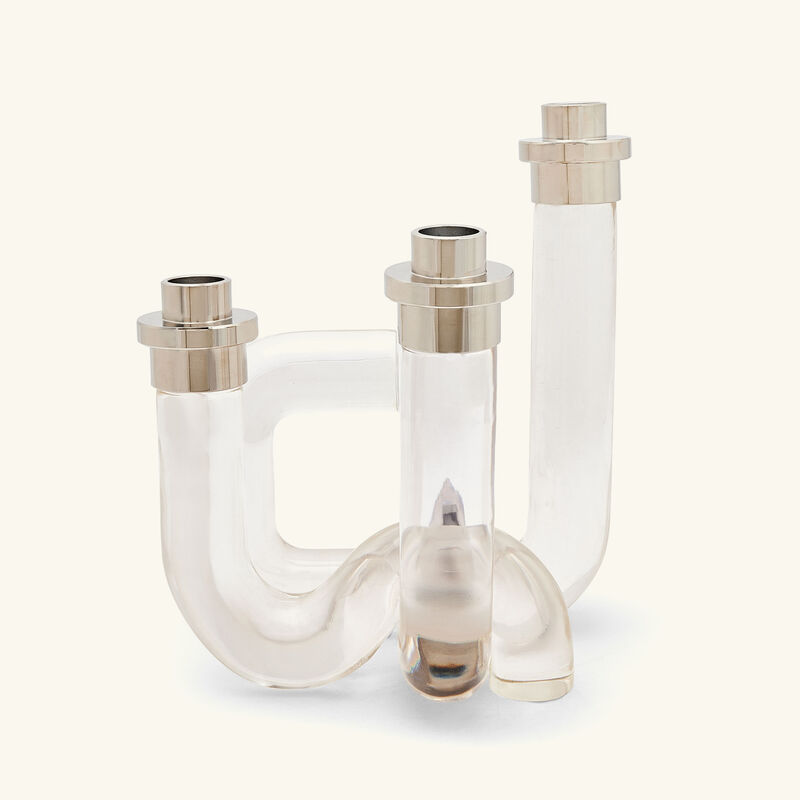 Pompidou Candle Holder Clear jonathan adler pompidou candle holder clear