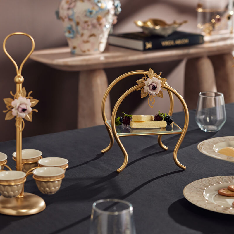 Extravaganza Cake Stand Gold villari extravaganza cake stand gold