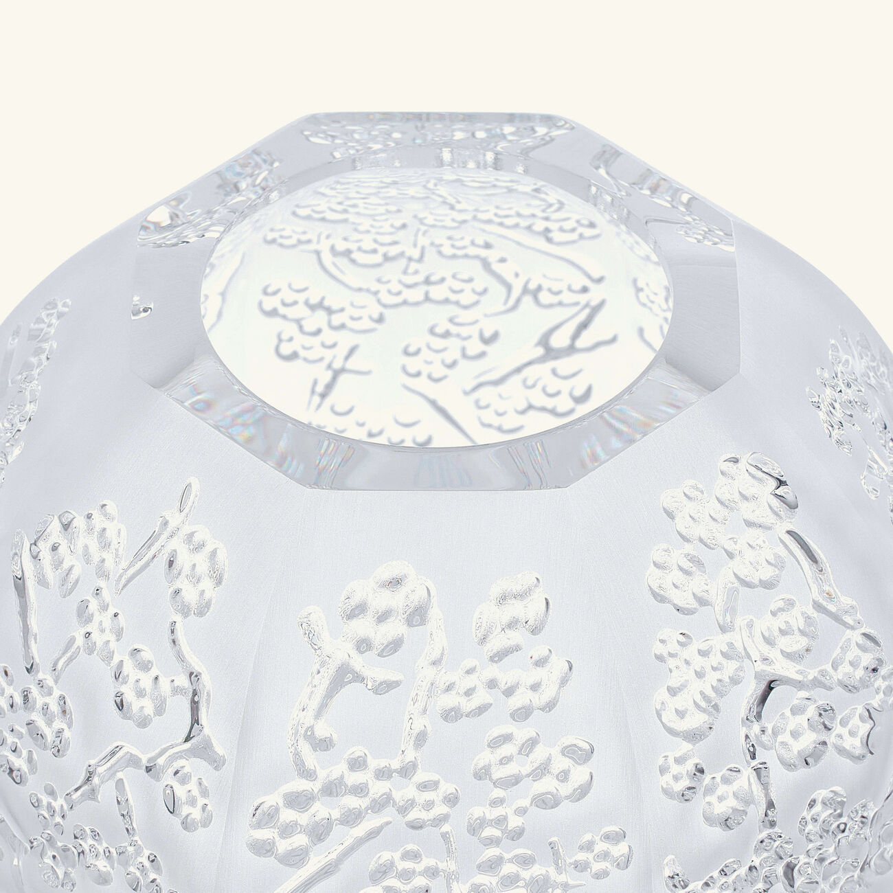 لاليك مزهرية ساكورا صغيرة جدًا شفافة