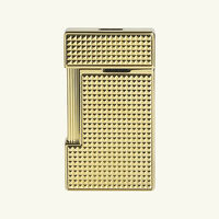 Slimmy Diamond Head Lighter Gold st dupont slimmy diamond head lighter gold