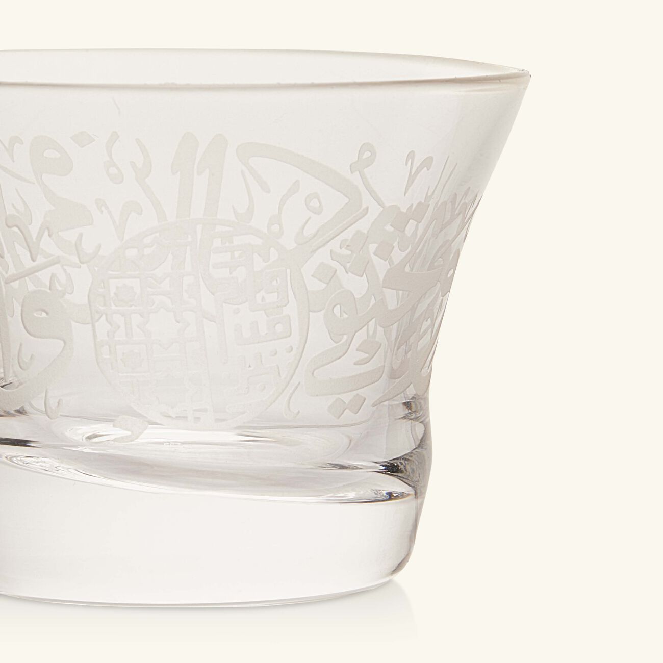 dimlaj thuluth coffee cup clear set of 6