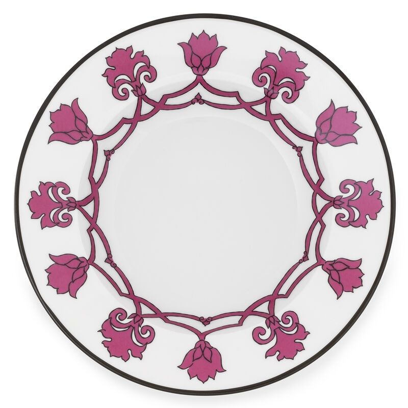 Jaipur Soup Plate Pink, large