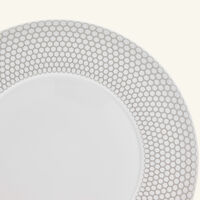 christofle madison 6 dinner plate round grey 27cm