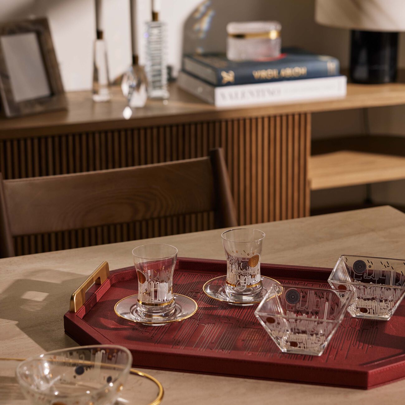 Hayat Arabic Tea Cup and Saucer Gold Set of 6 dimlaj hayat arabic tea cup and saucer gold set of 6