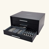 كريستوفل طقم الفضيات مارلي مؤلف من 75 قطعة باللون الفضي