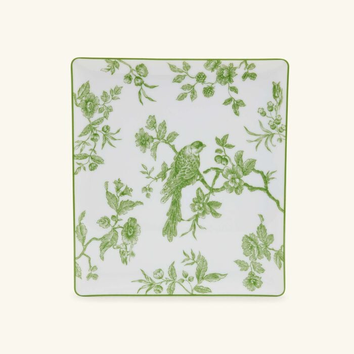 Albertine Tray Rectangular Green bernardaud albertine tray rectangular green