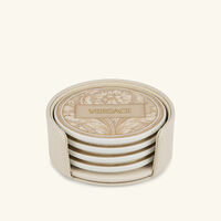 Barocco Coasters Beige Set Of 4 versace barocco coasters beige set of 4