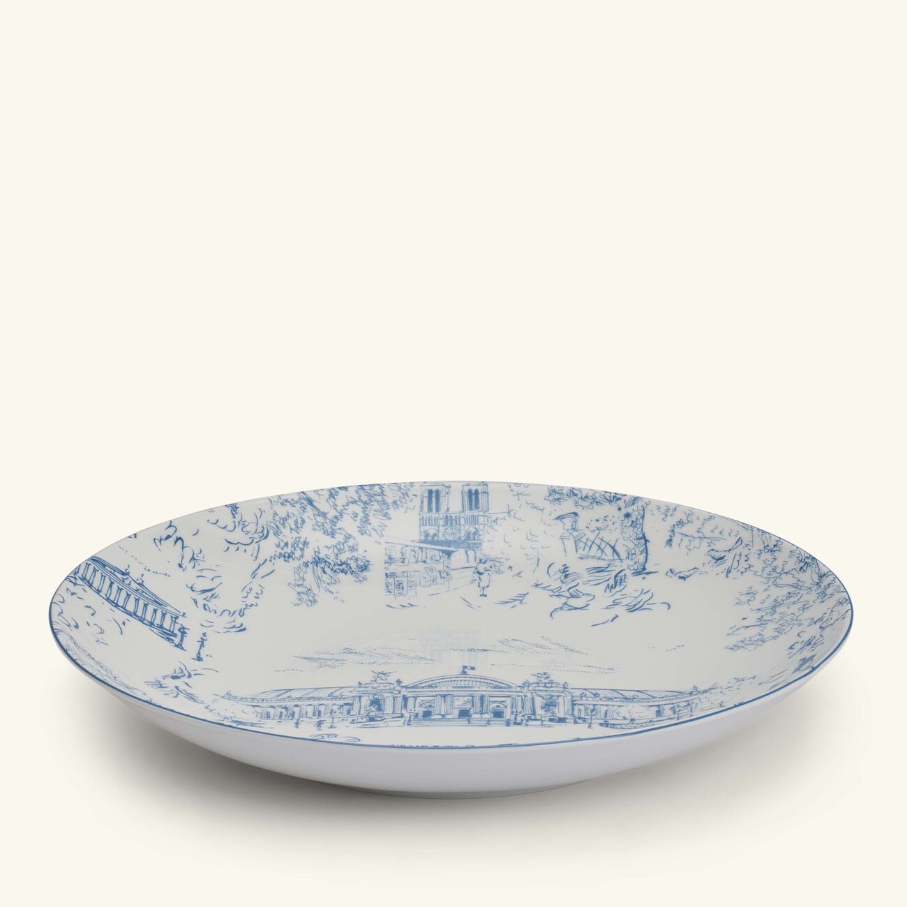 Tout Paris Serving Platter Round Blue 29cm bernardaud tout paris serving platter round blue 29cm
