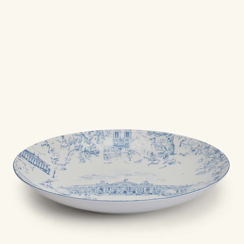 Tout Paris Serving Platter Round Blue 29cm bernardaud tout paris serving platter round blue 29cm
