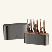 christofle concorde cutlery case black