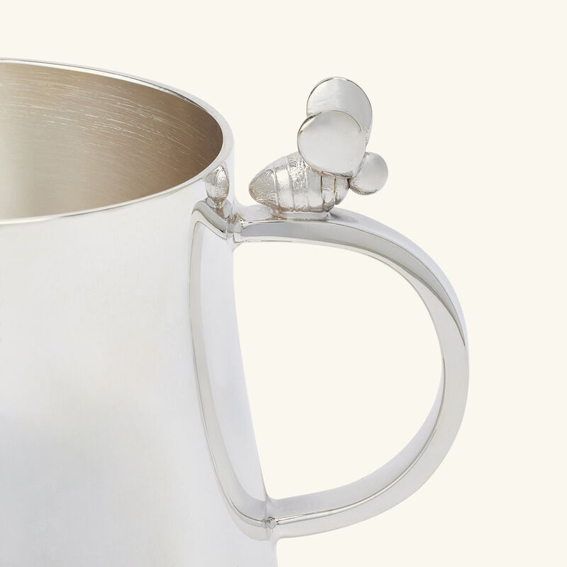 christofle beebee baby cup with handles silver plated