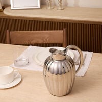 إبريق بيرنادوت للقهوة والشاي فضي جورج جنسن إبريق بيرنادوت للقهوة والشاي فضي