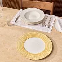 Malmaison Riviera Underplate Round Yellow 31 cm christofle malmaison riviera underplate round yellow 31 cm