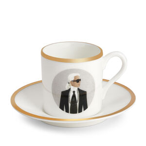 Karl Espresso Cup & Saucer, medium
