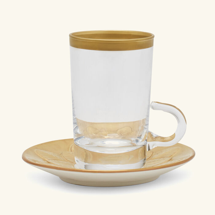 villari peacock tea cup   saucer gold